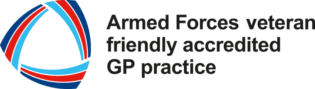 Armed Forces veteran friendly accredited GP Practice